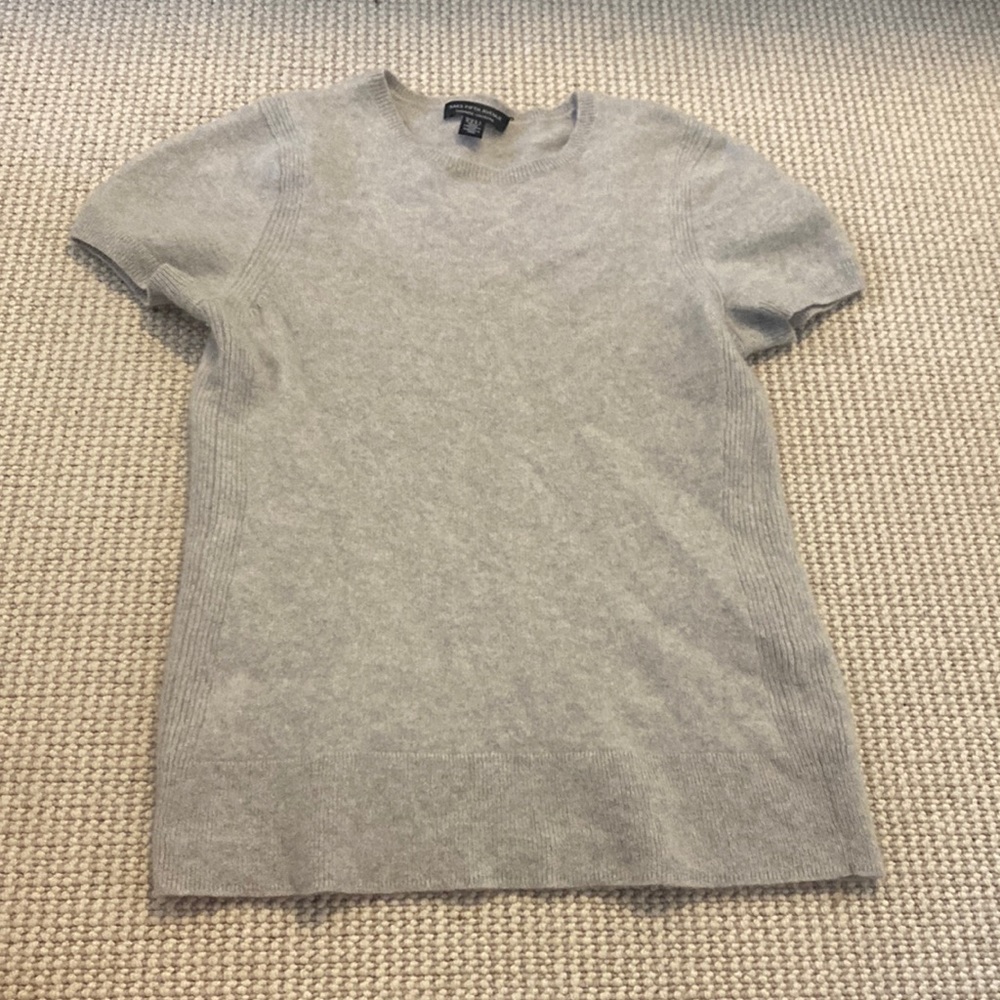 SAKS FIFTH AVENUE CASHMERE SWEATER SHIRT